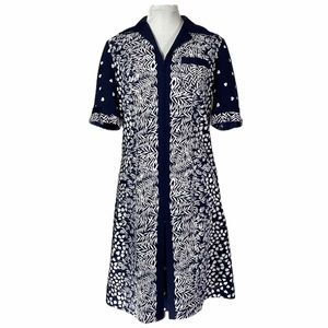 Vintage M. Fischer Paris short sleeve midi dress